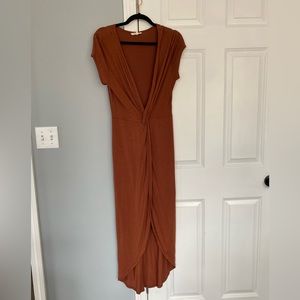 Plunging Neckline Dress